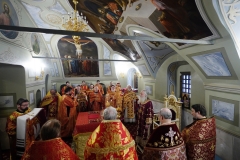 Архиерейское служение на Черниговском подворье города Москвы